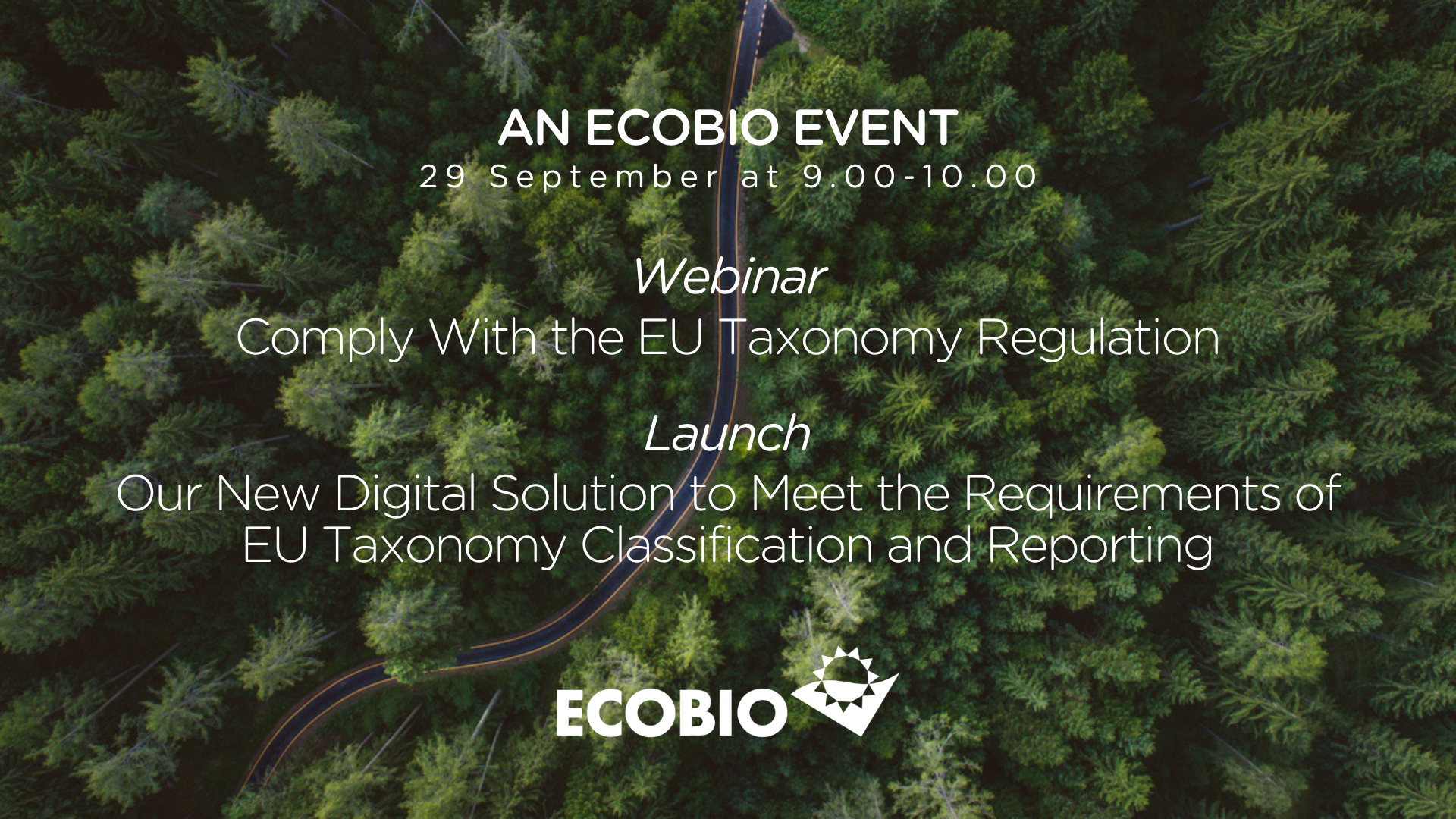 Webinar: Comply With the EU Taxonomy Regulation